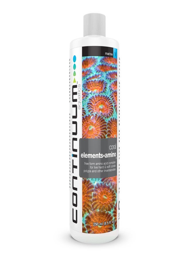 Continuum Aquatics Coral Elements Amino - Essential Amino Acids for Reef Aquariums - Boosts Coral Growth, Color, Recovery & Health - Ideal for Fragged Corals, 250 ml - Image 1
